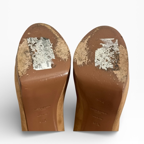 YSL Yves Saint Laurent High Heels Tribtoo Platform Pumps Suede Stiletto 11.5 - Picture 8 of 8